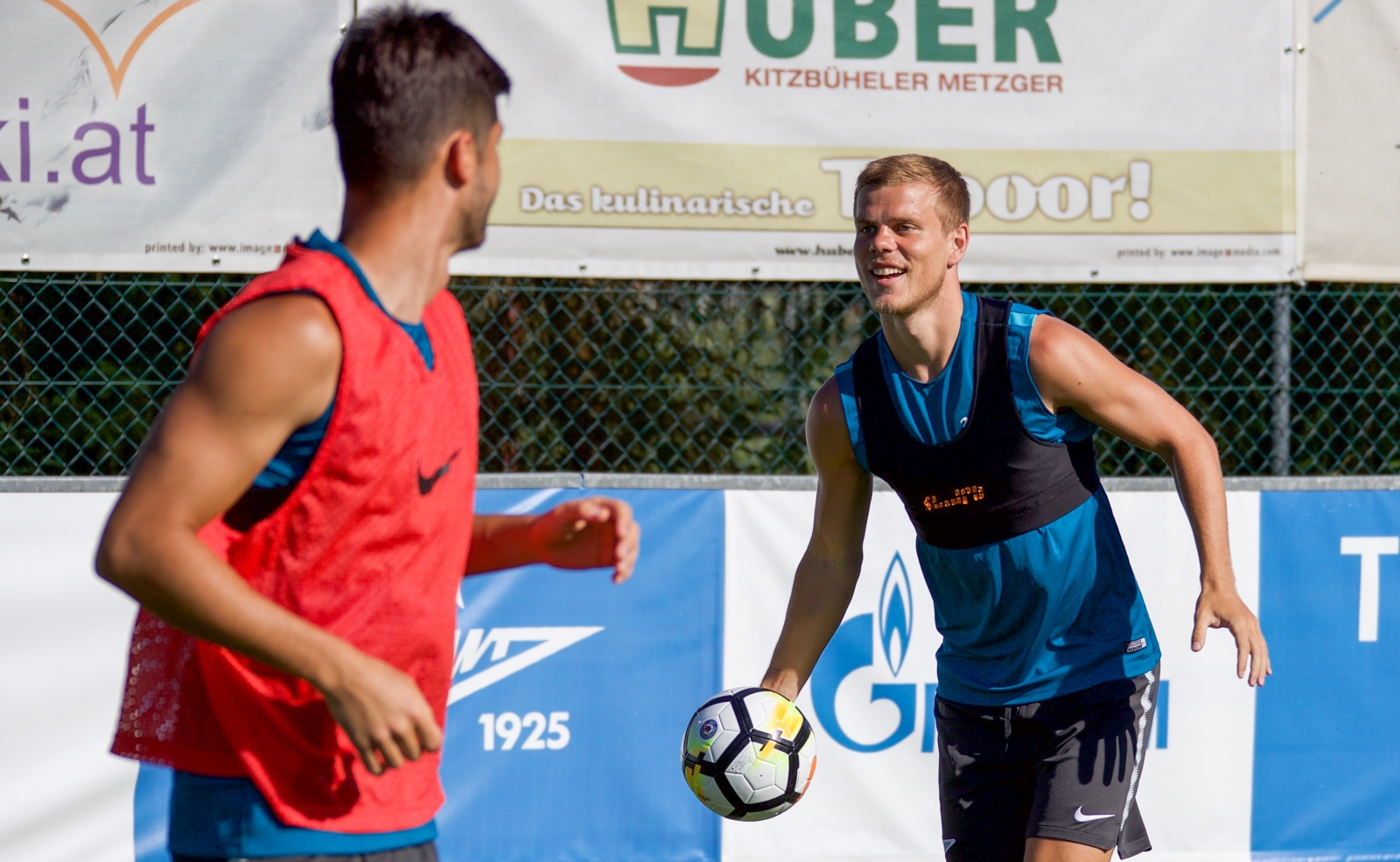 «Газпром»-тренировочные сборы в Австрии: 26 июня, вечерняя тренировка