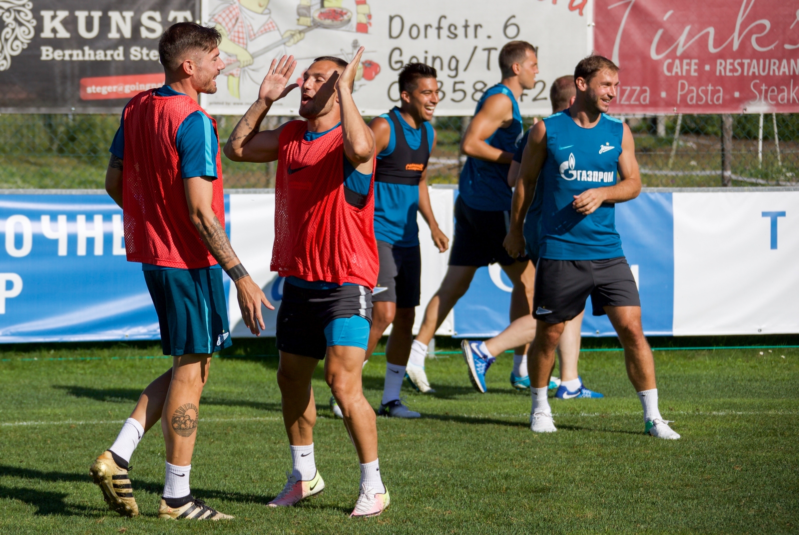 «Газпром»-тренировочные сборы в Австрии: 26 июня, вечерняя тренировка