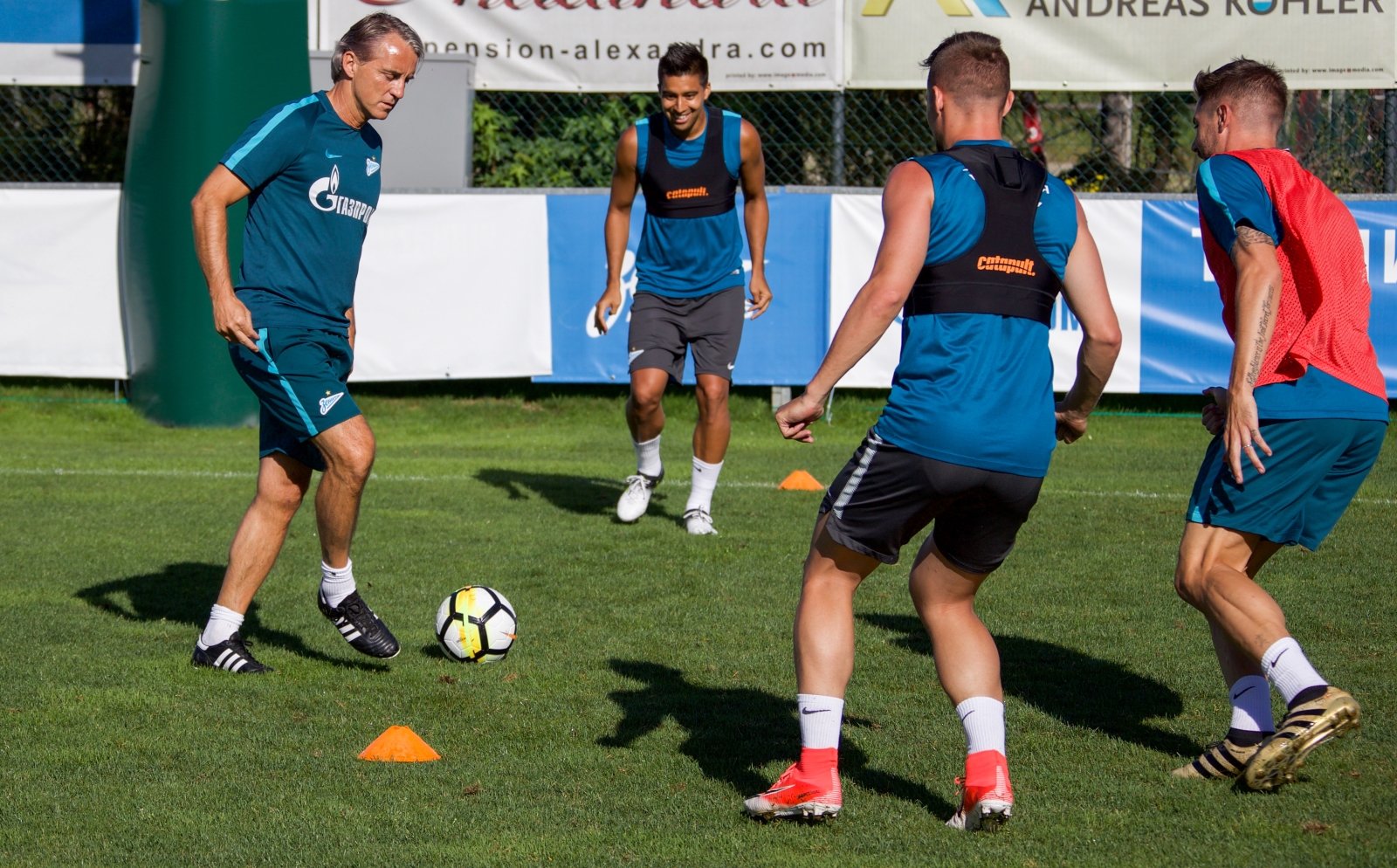 «Газпром»-тренировочные сборы в Австрии: 26 июня, вечерняя тренировка