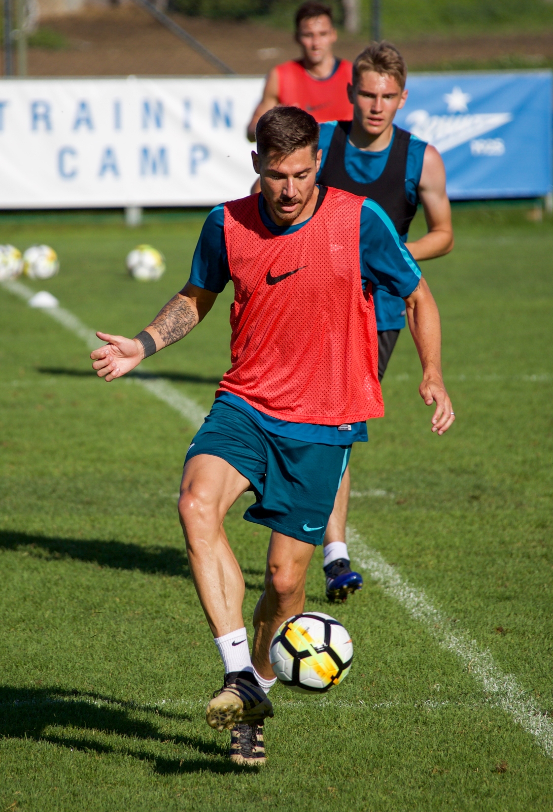 «Газпром»-тренировочные сборы в Австрии: 26 июня, вечерняя тренировка