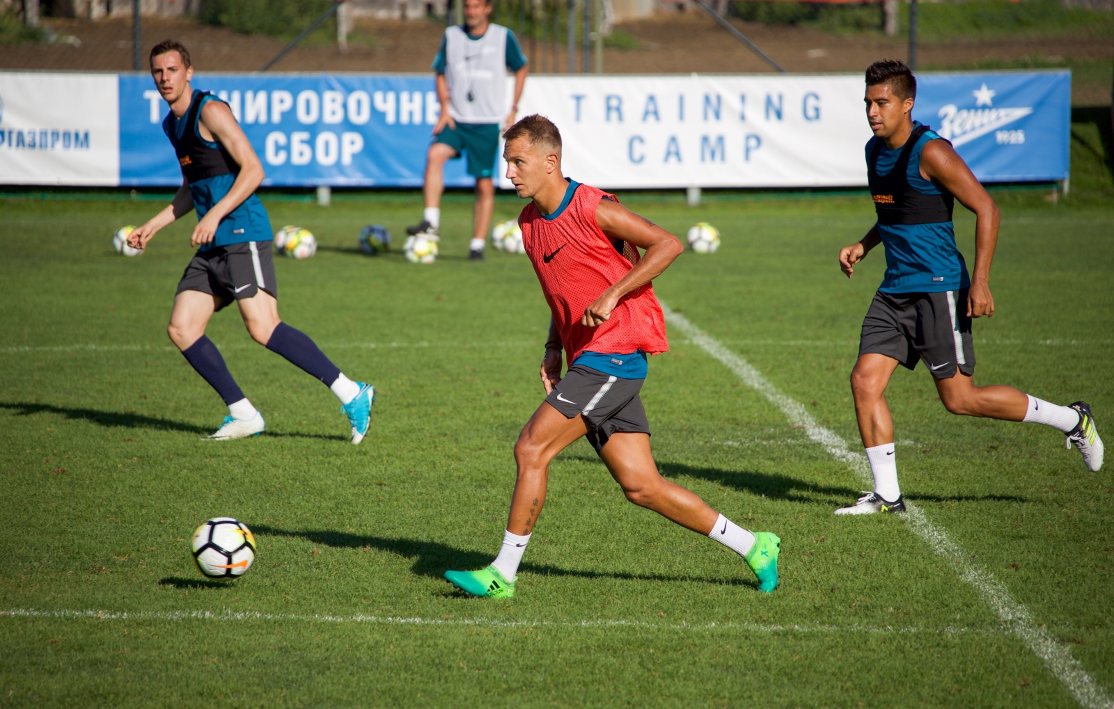 «Газпром»-тренировочные сборы в Австрии: 26 июня, вечерняя тренировка