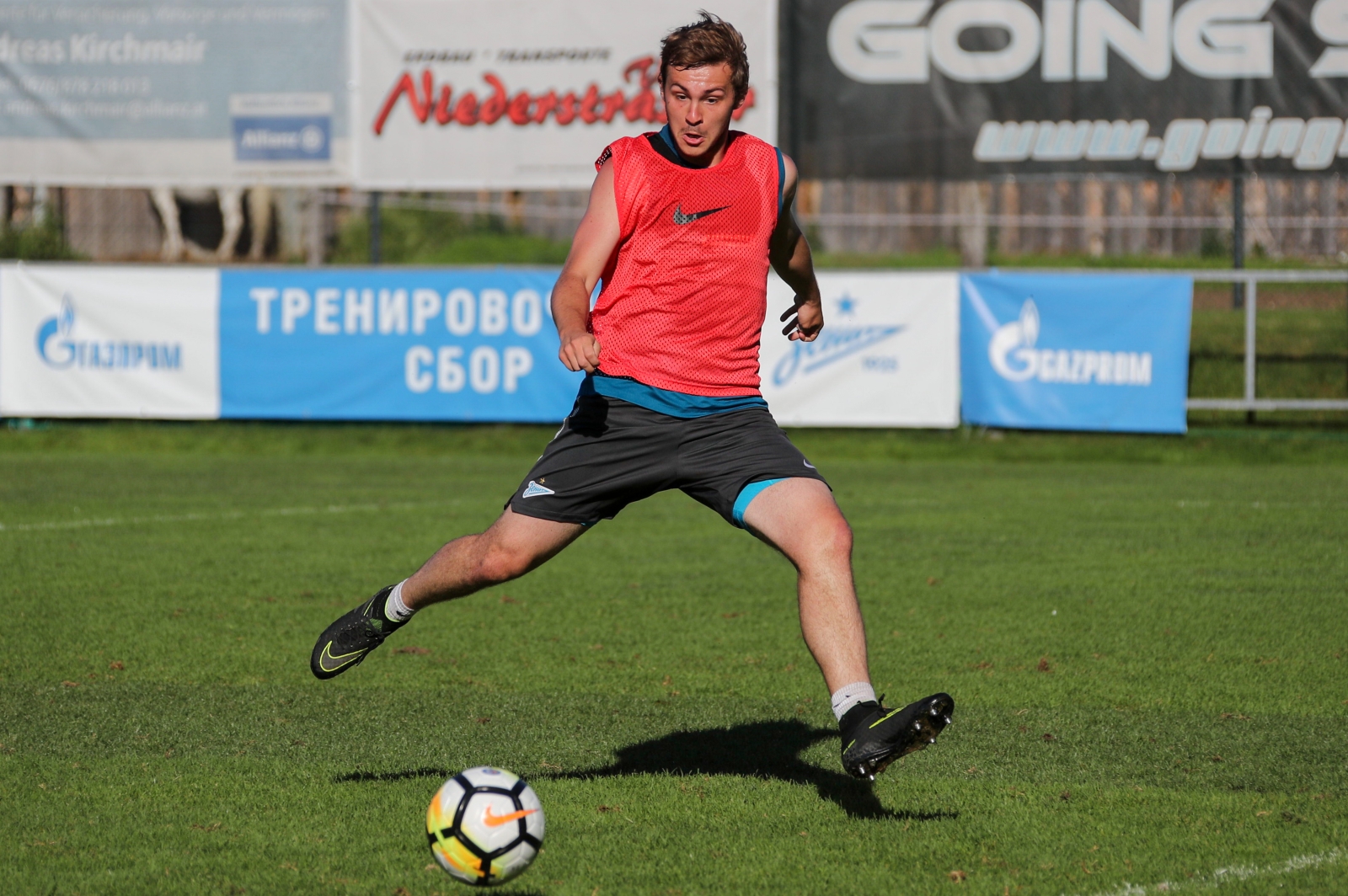 «Газпром»-тренировочные сборы в Австрии: 26 июня, вечерняя тренировка