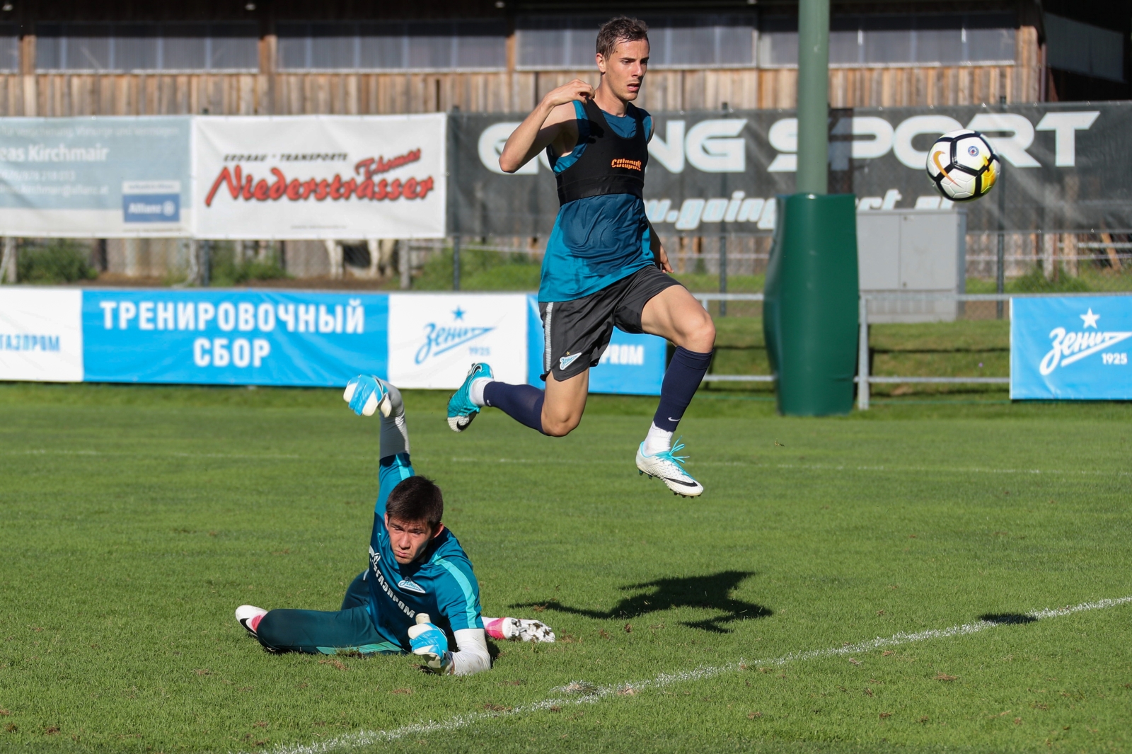 «Газпром»-тренировочные сборы в Австрии: 26 июня, вечерняя тренировка