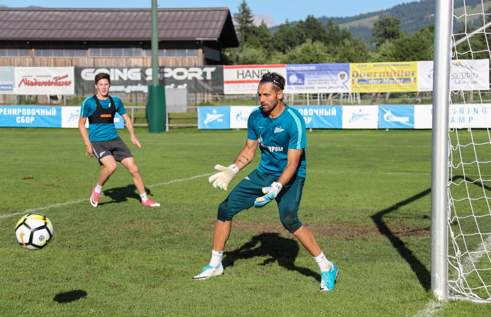 «Газпром»-тренировочные сборы в Австрии: 26 июня, вечерняя тренировка