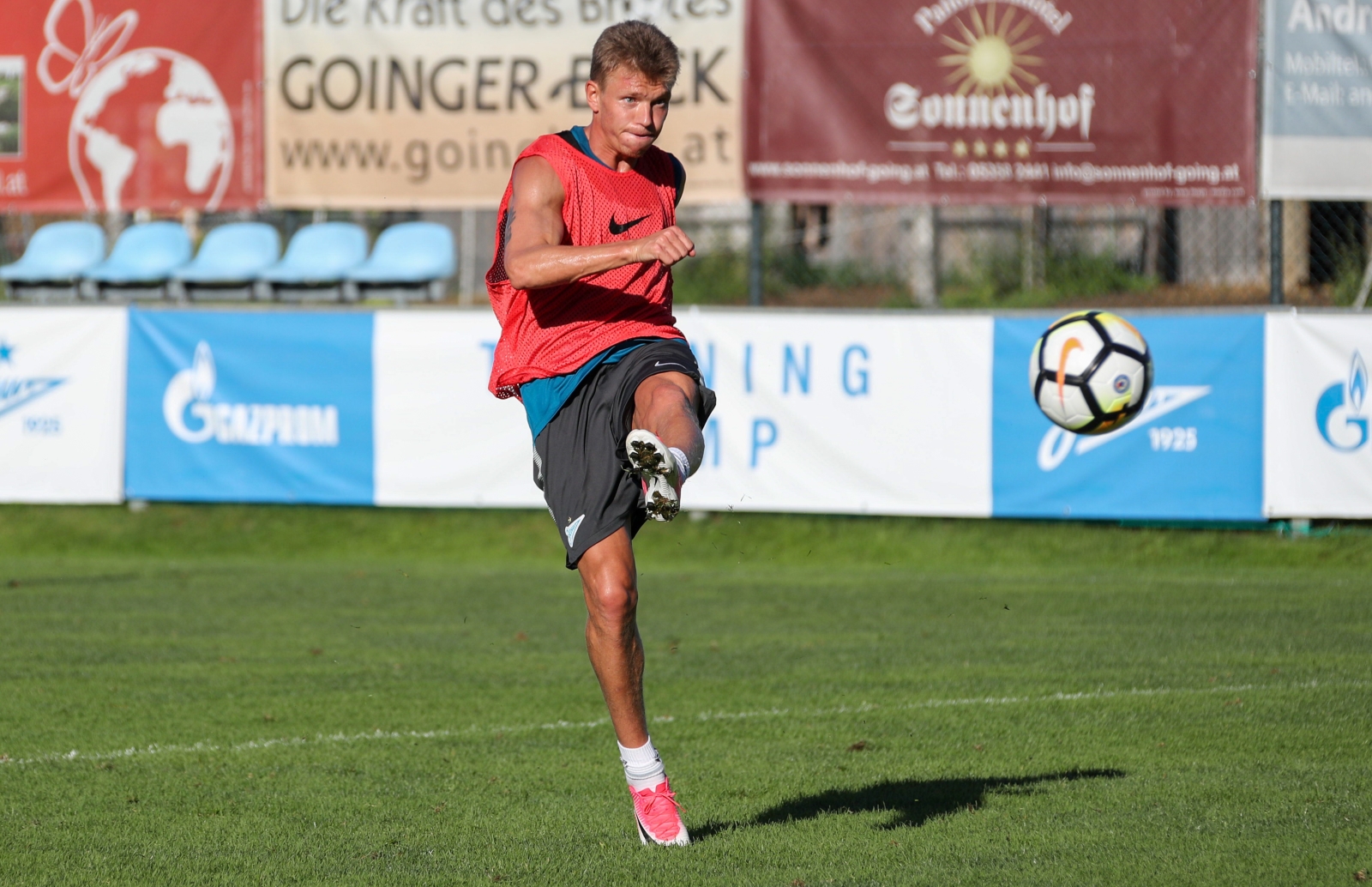 «Газпром»-тренировочные сборы в Австрии: 26 июня, вечерняя тренировка