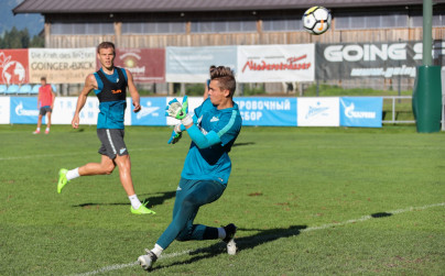 «Газпром»-тренировочные сборы в Австрии: 26 июня, вечерняя тренировка