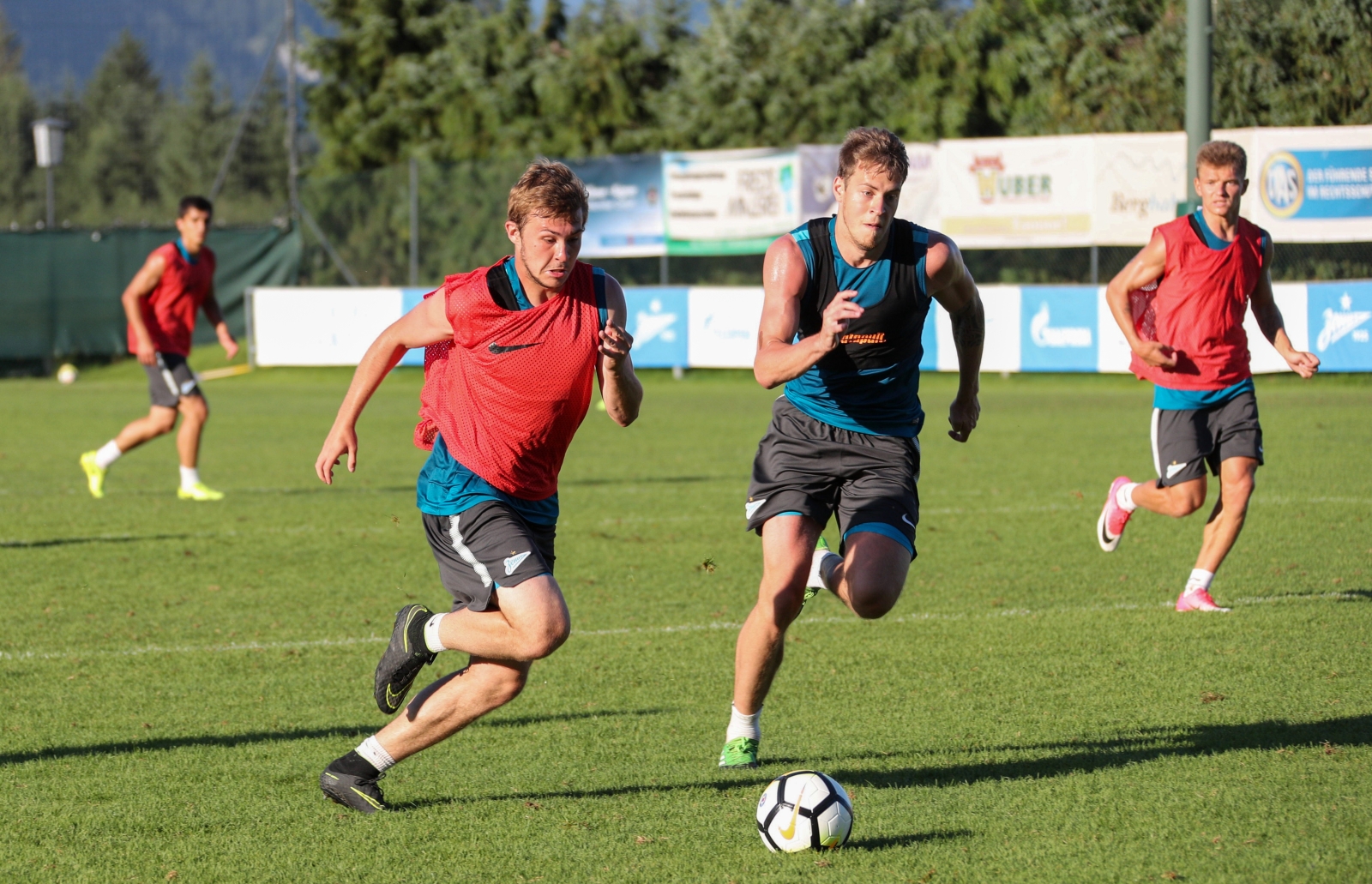 «Газпром»-тренировочные сборы в Австрии: 26 июня, вечерняя тренировка