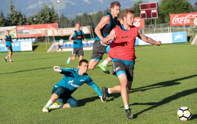 «Газпром»-тренировочные сборы в Австрии: 26 июня, вечерняя тренировка