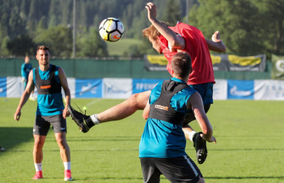 «Газпром»-тренировочные сборы в Австрии: 26 июня, вечерняя тренировка