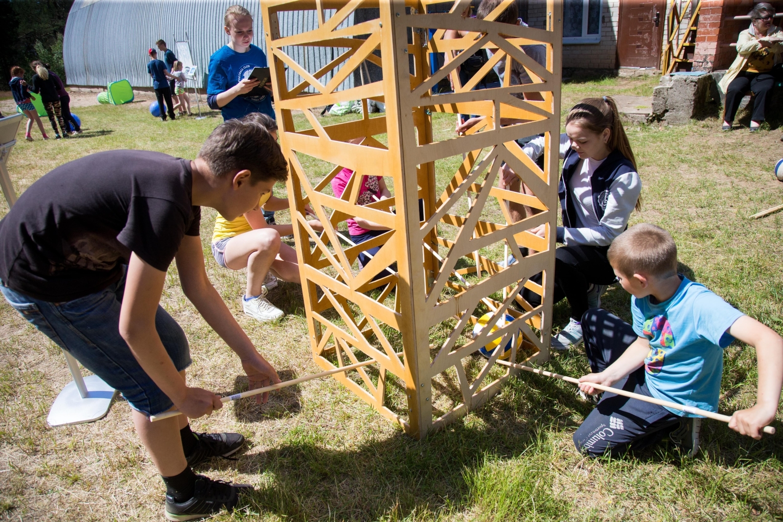 Синегривый Лев посетил Cоциально-реабилитационный центр в Гдове