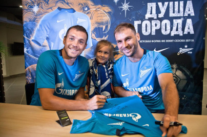 Презентация новой игровой формы «Зенита» сезона-2017/18.