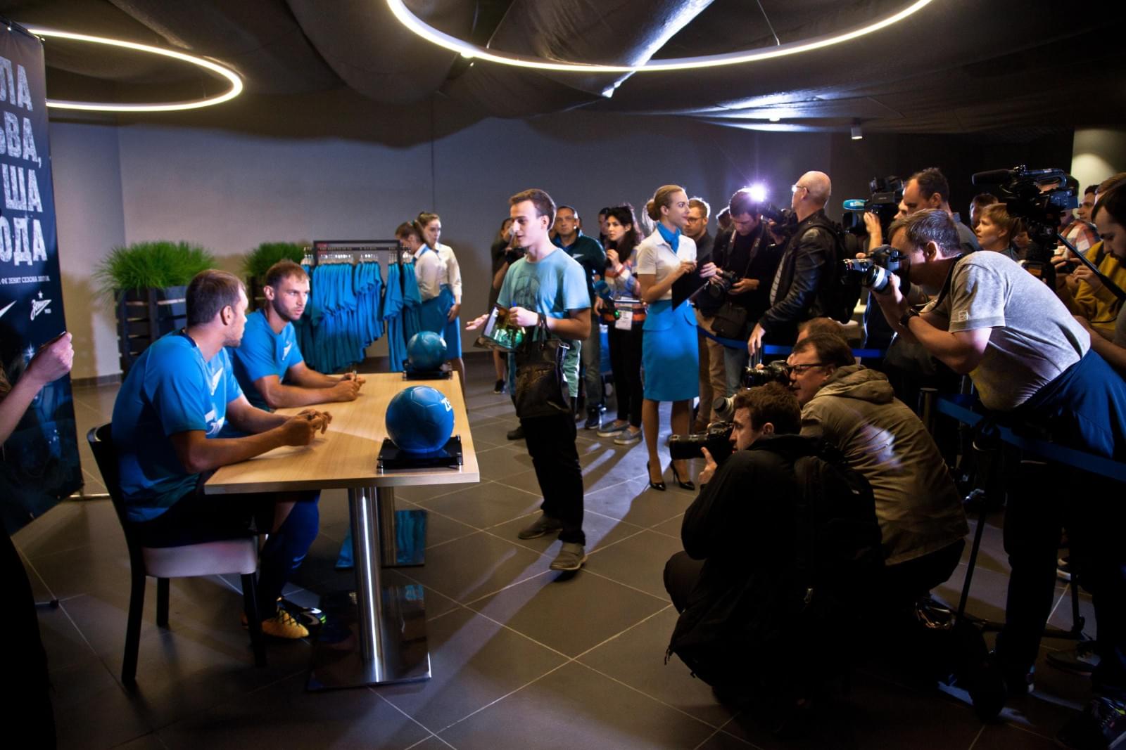 Презентация новой игровой формы «Зенита» сезона-2017/18.