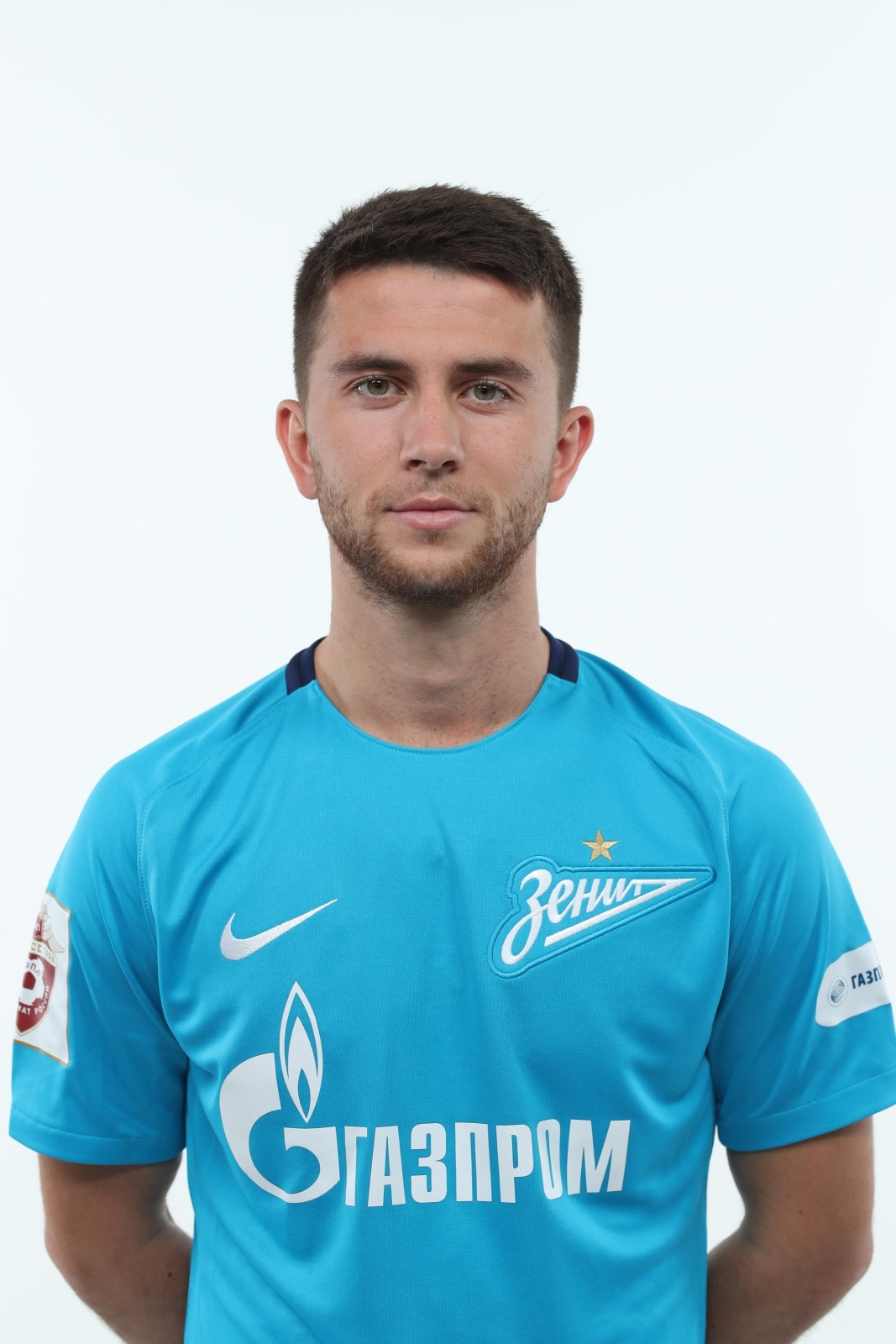 Фотосессия футболистов и тренеров основного состава ФК «Зенит» сезона 2017/2018