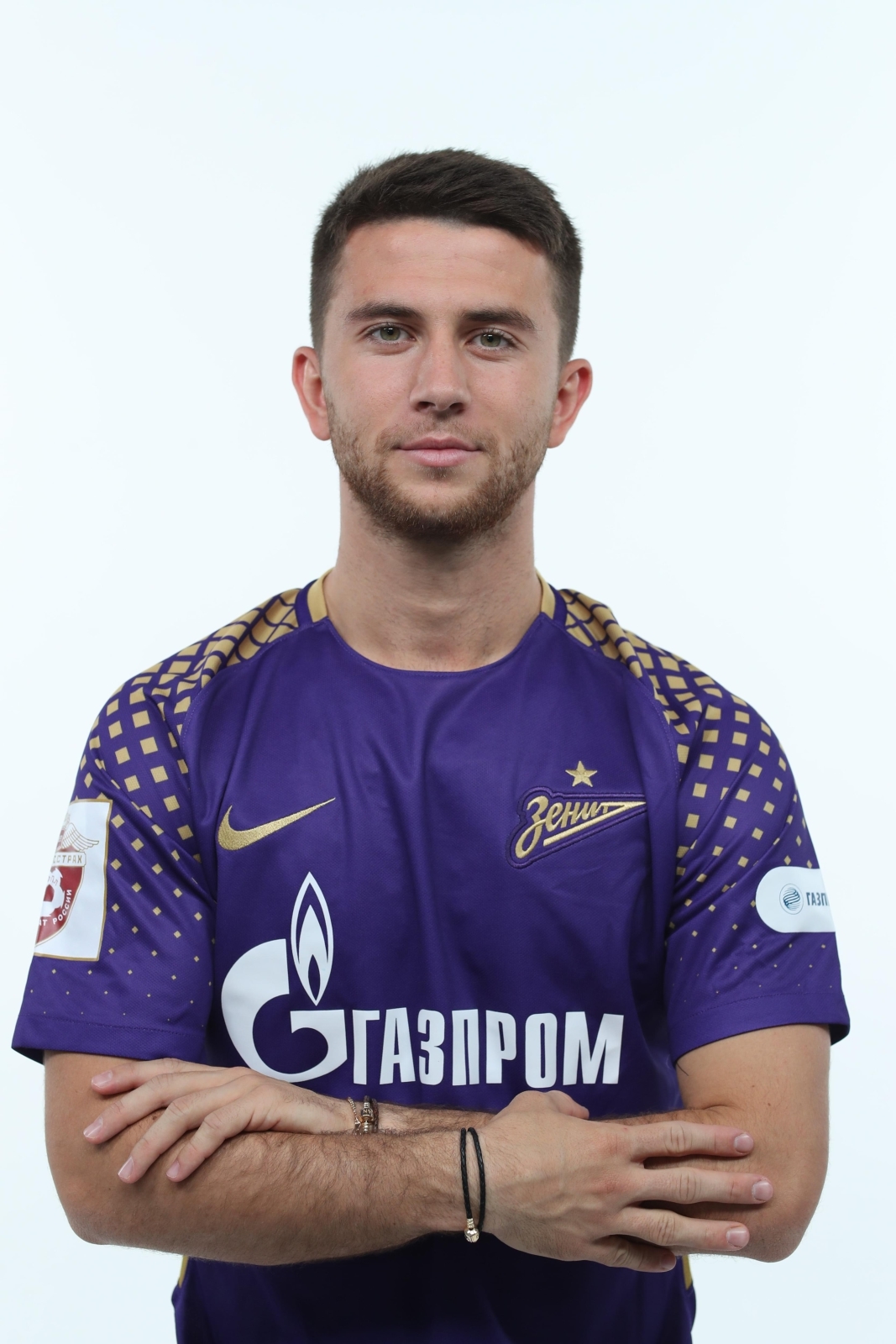 Фотосессия футболистов и тренеров основного состава ФК «Зенит» сезона 2017/2018