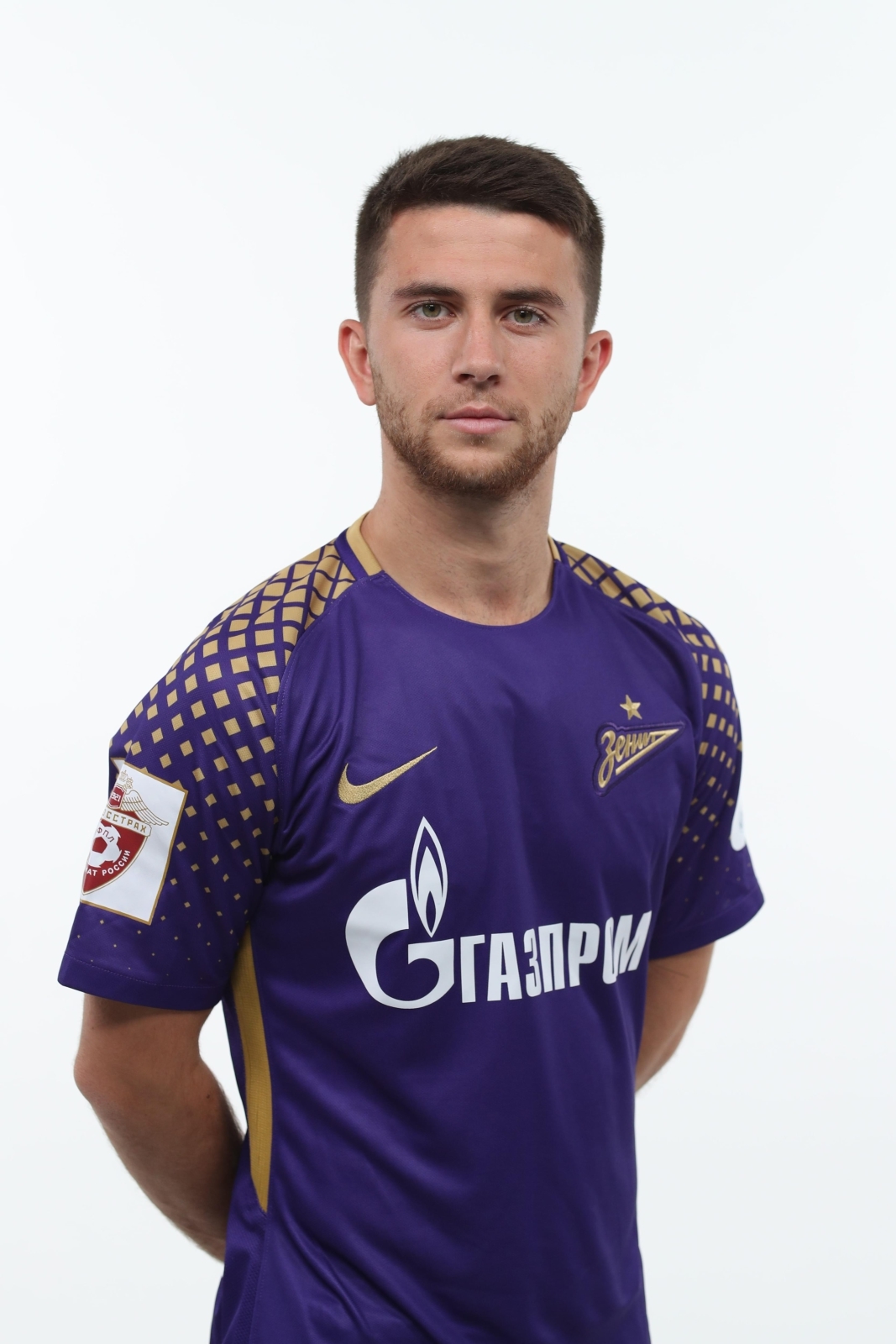 Фотосессия футболистов и тренеров основного состава ФК «Зенит» сезона 2017/2018