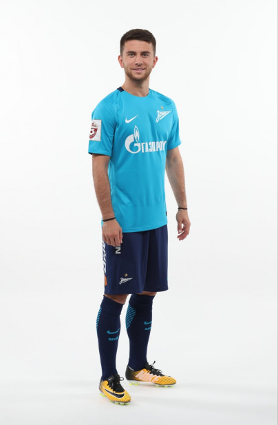 Фотосессия футболистов и тренеров основного состава ФК «Зенит» сезона 2017/2018