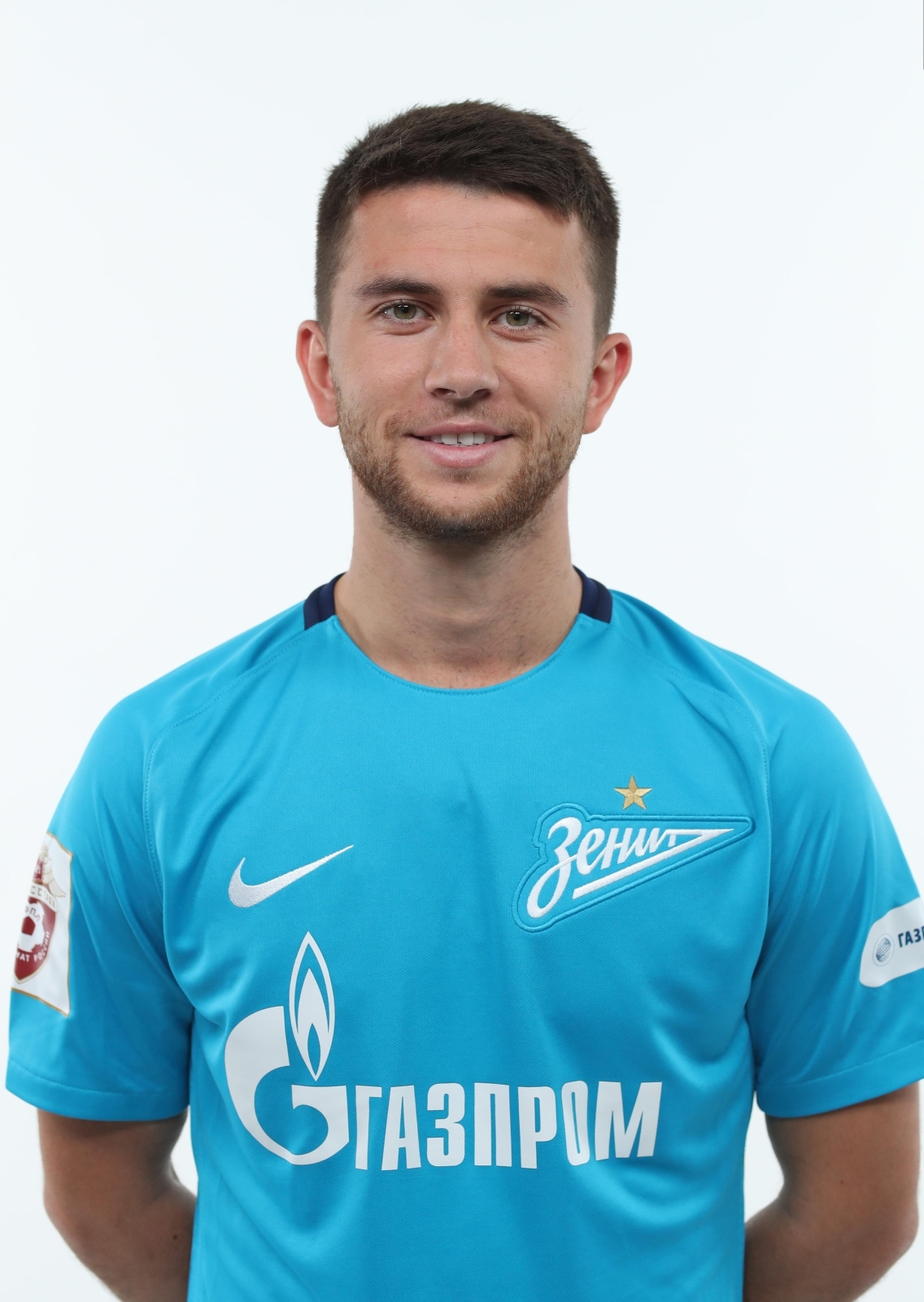 Фотосессия футболистов и тренеров основного состава ФК «Зенит» сезона 2017/2018