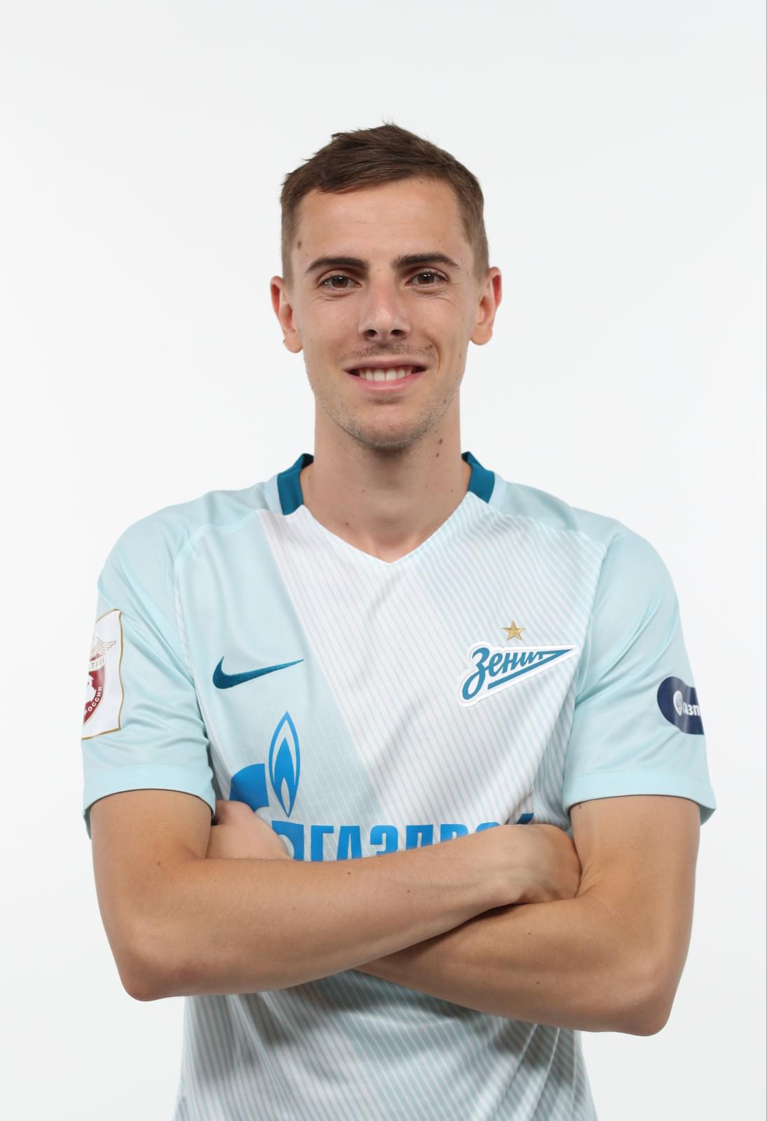 Фотосессия футболистов и тренеров основного состава ФК «Зенит» сезона 2017/2018