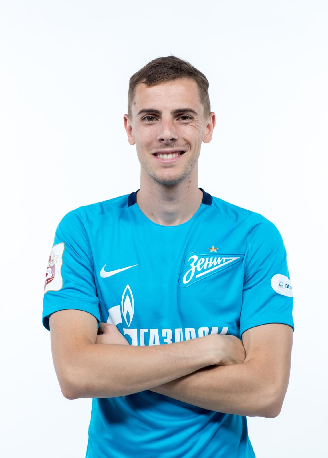 Фотосессия футболистов и тренеров основного состава ФК «Зенит» сезона 2017/2018