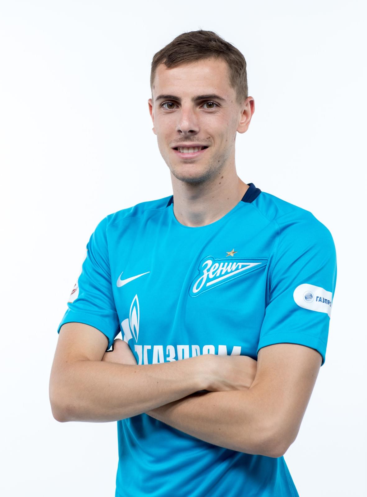 Фотосессия футболистов и тренеров основного состава ФК «Зенит» сезона 2017/2018