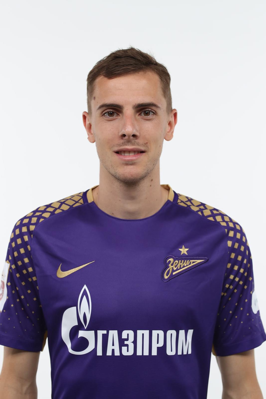 Фотосессия футболистов и тренеров основного состава ФК «Зенит» сезона 2017/2018