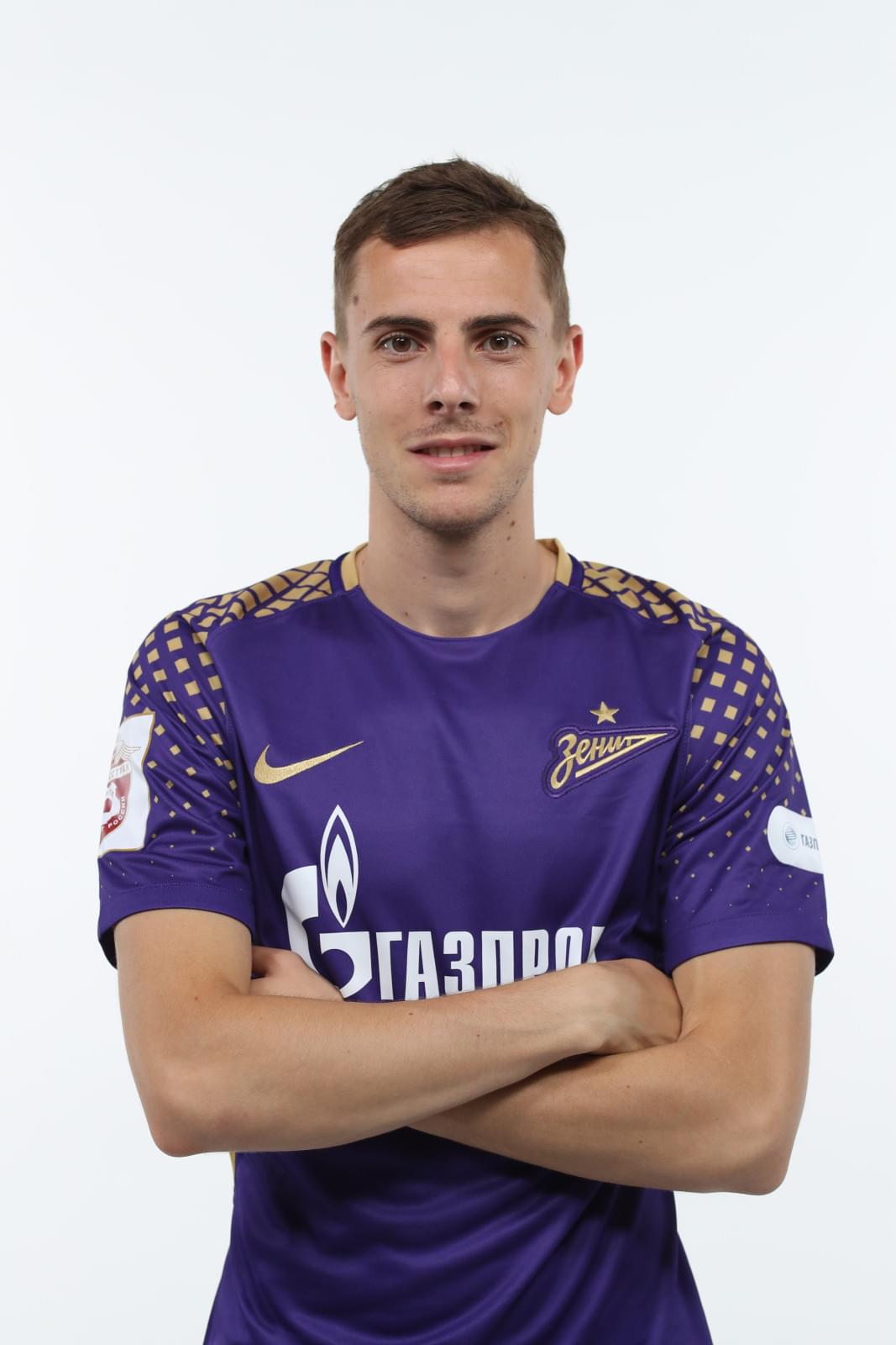 Фотосессия футболистов и тренеров основного состава ФК «Зенит» сезона 2017/2018