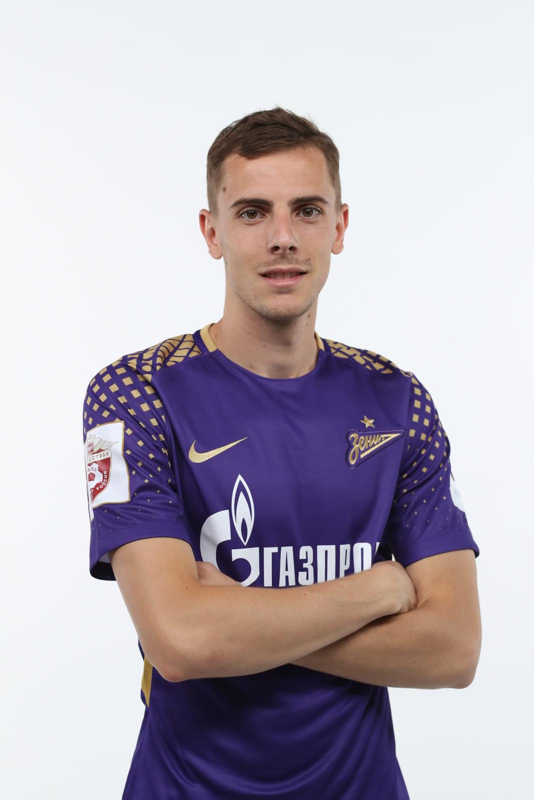 Фотосессия футболистов и тренеров основного состава ФК «Зенит» сезона 2017/2018