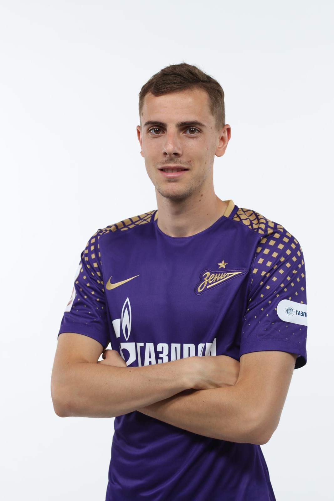 Фотосессия футболистов и тренеров основного состава ФК «Зенит» сезона 2017/2018