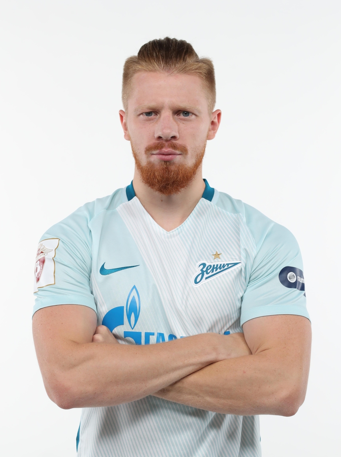 Фотосессия футболистов и тренеров основного состава ФК «Зенит» сезона 2017/2018