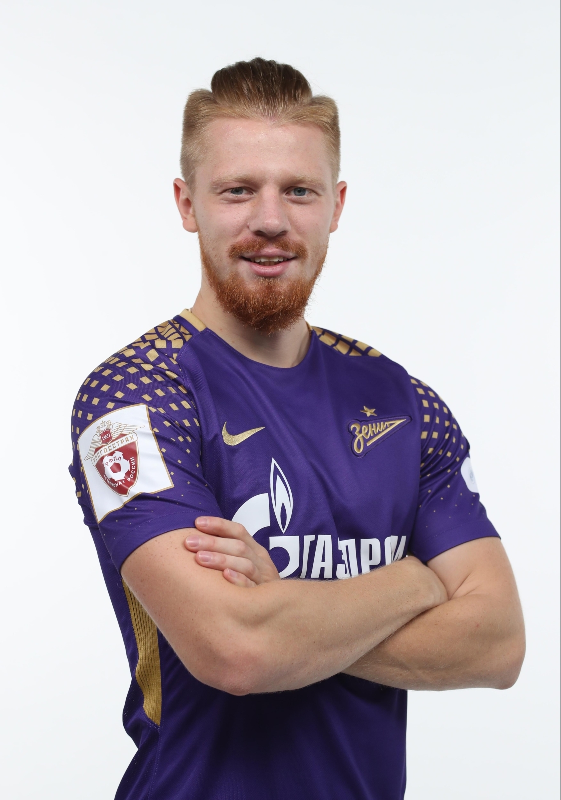 Фотосессия футболистов и тренеров основного состава ФК «Зенит» сезона 2017/2018