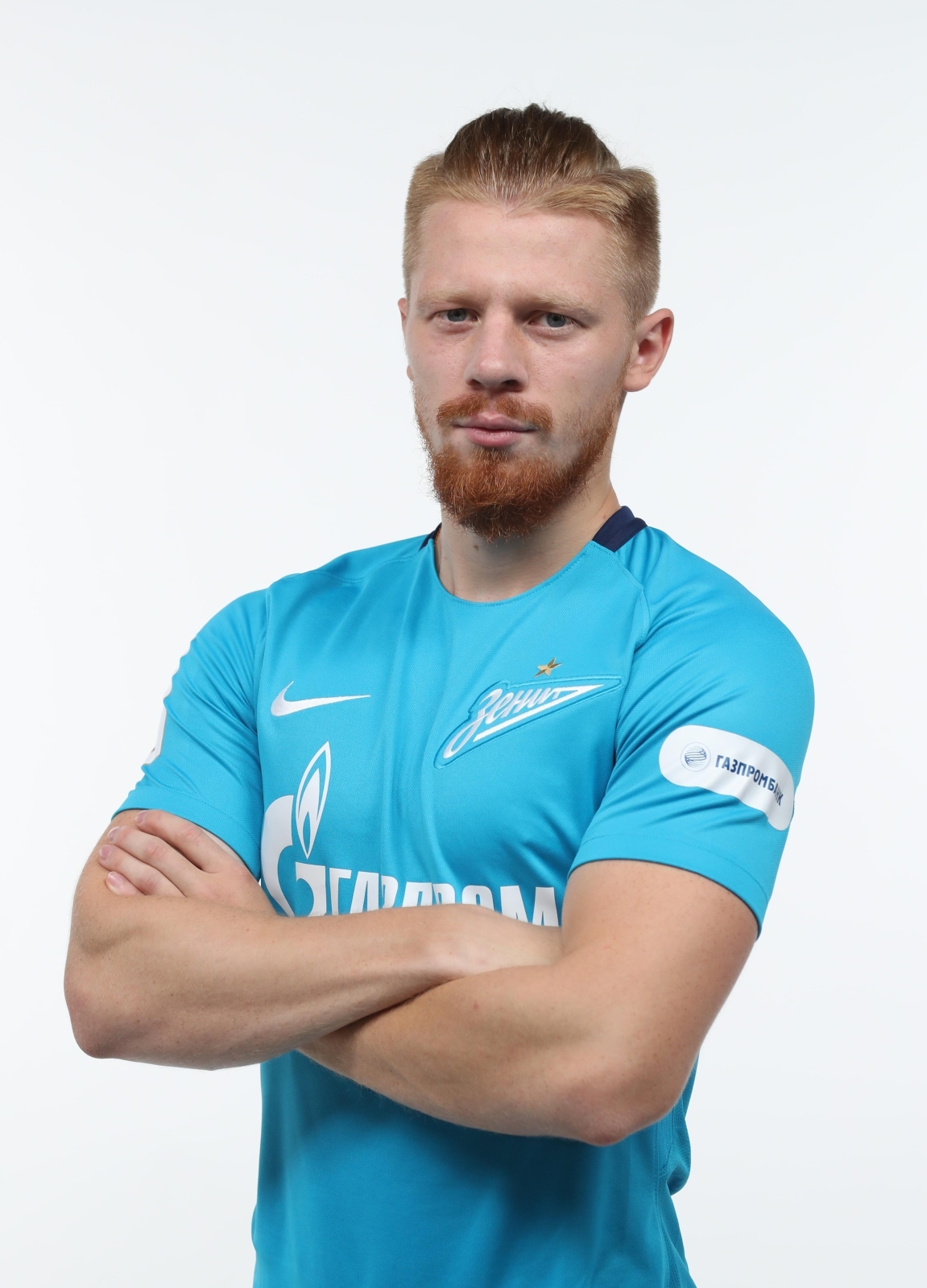 Фотосессия футболистов и тренеров основного состава ФК «Зенит» сезона 2017/2018