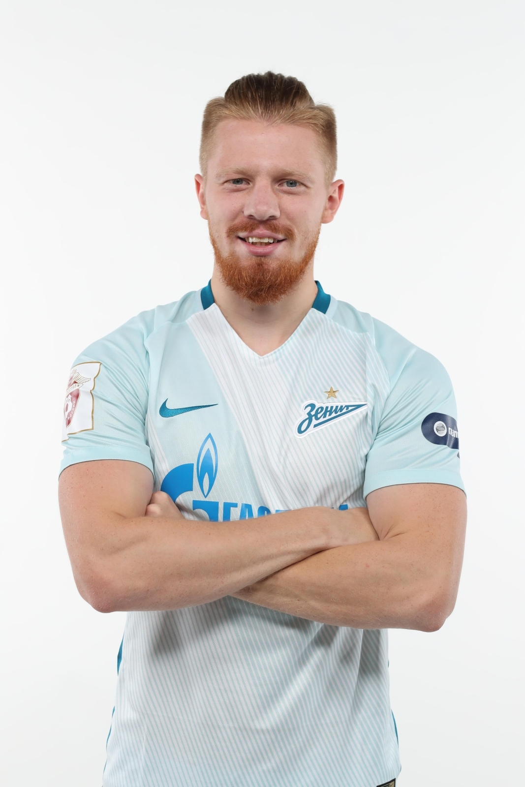 Фотосессия футболистов и тренеров основного состава ФК «Зенит» сезона 2017/2018