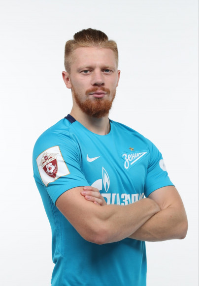 Фотосессия футболистов и тренеров основного состава ФК «Зенит» сезона 2017/2018