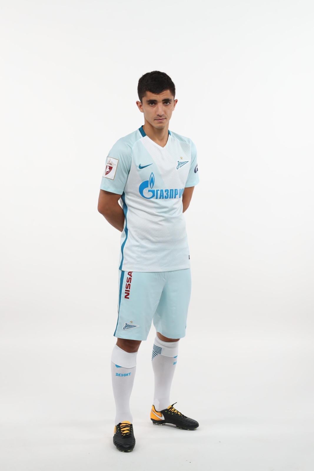 Фотосессия футболистов и тренеров основного состава ФК «Зенит» сезона 2017/2018