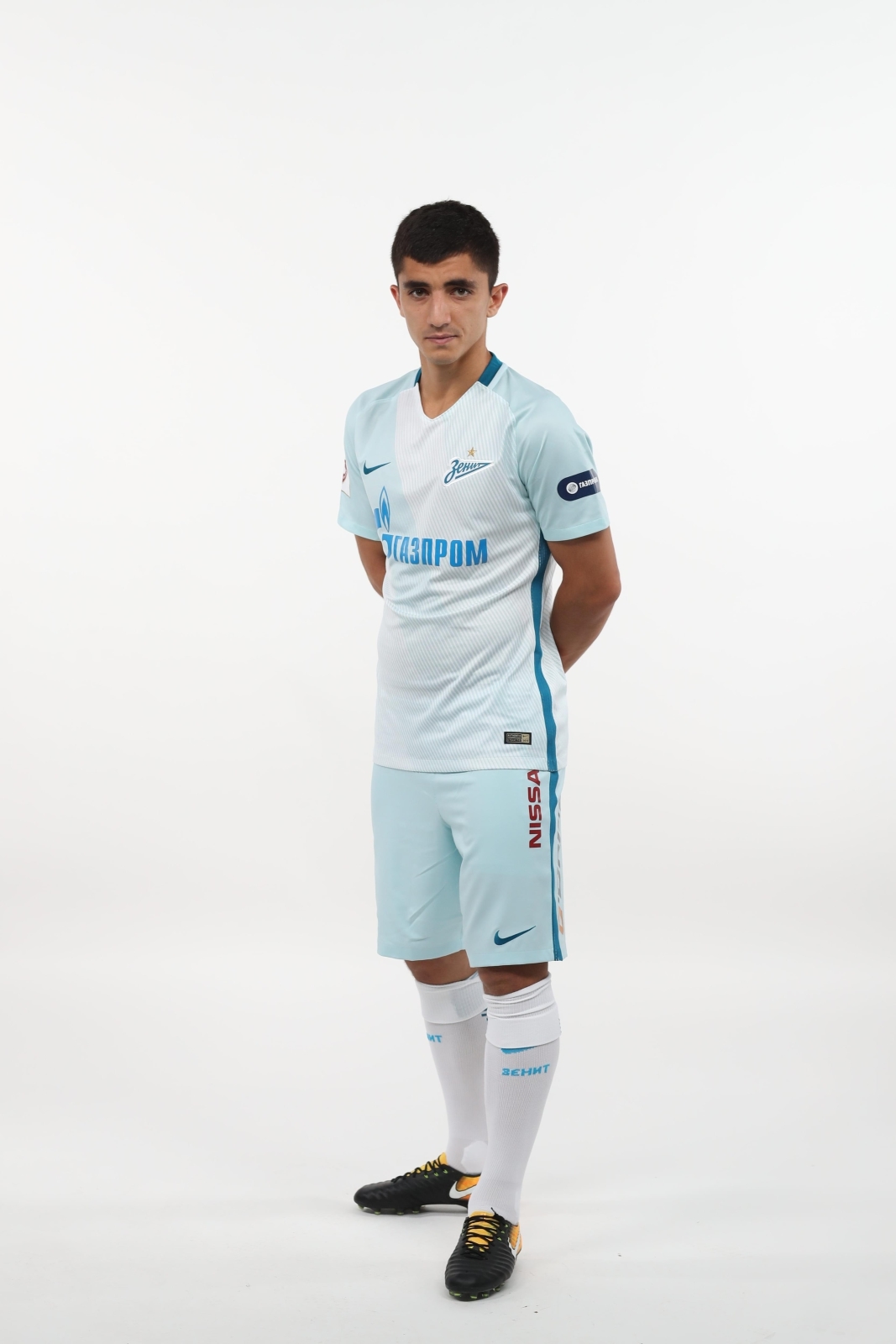 Фотосессия футболистов и тренеров основного состава ФК «Зенит» сезона 2017/2018