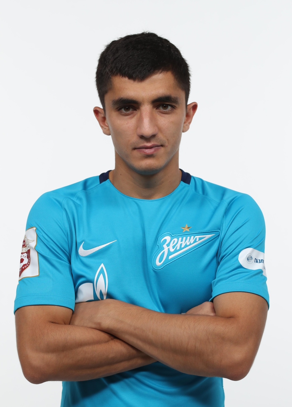 Фотосессия футболистов и тренеров основного состава ФК «Зенит» сезона 2017/2018