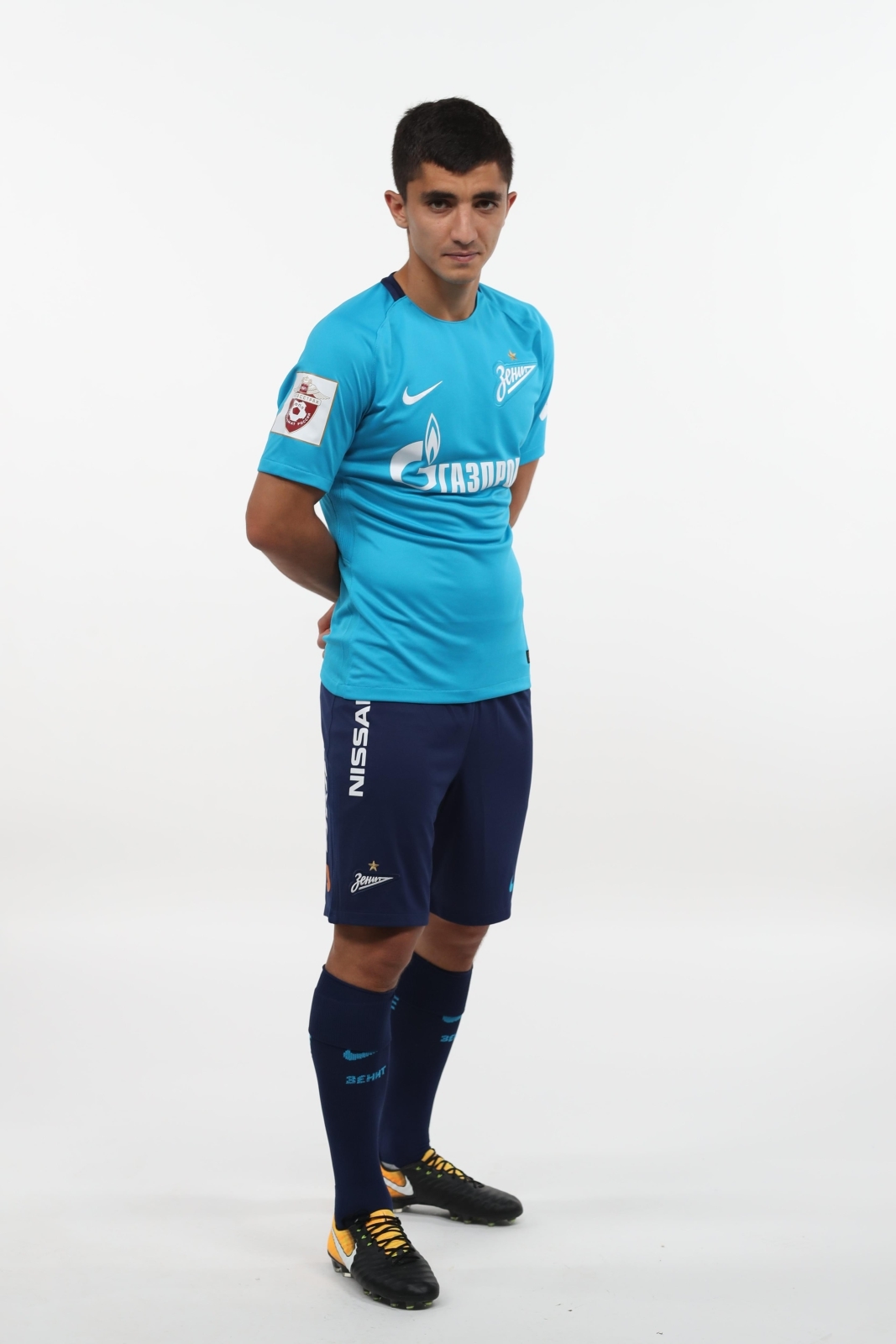 Фотосессия футболистов и тренеров основного состава ФК «Зенит» сезона 2017/2018