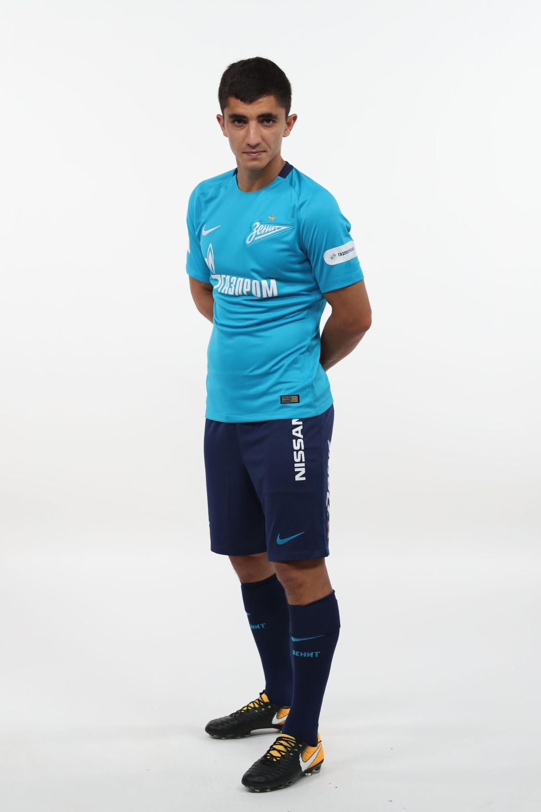 Фотосессия футболистов и тренеров основного состава ФК «Зенит» сезона 2017/2018