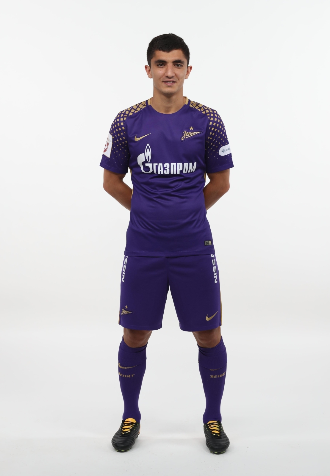 Фотосессия футболистов и тренеров основного состава ФК «Зенит» сезона 2017/2018