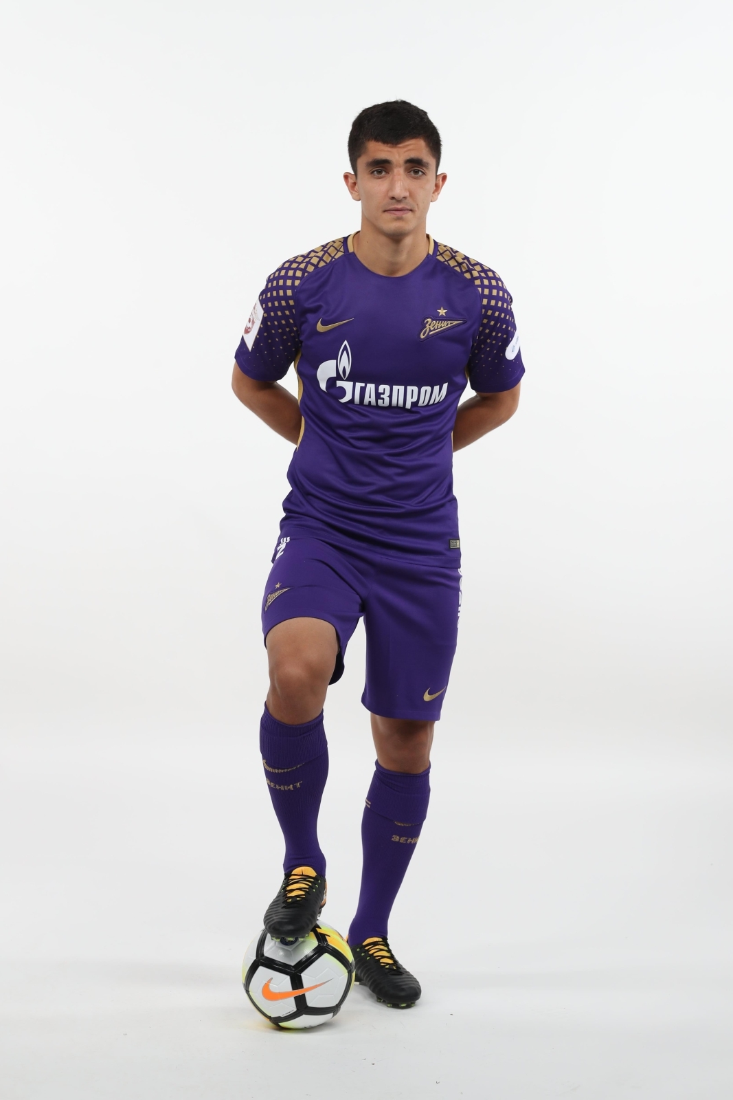 Фотосессия футболистов и тренеров основного состава ФК «Зенит» сезона 2017/2018