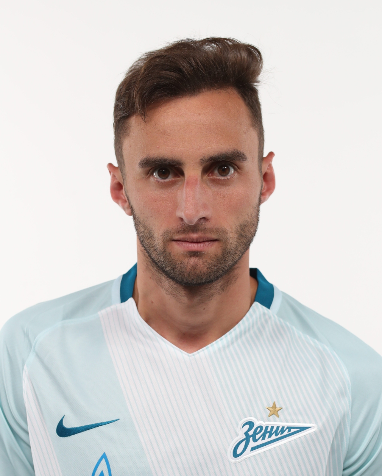 Фотосессия футболистов и тренеров основного состава ФК «Зенит» сезона 2017/2018