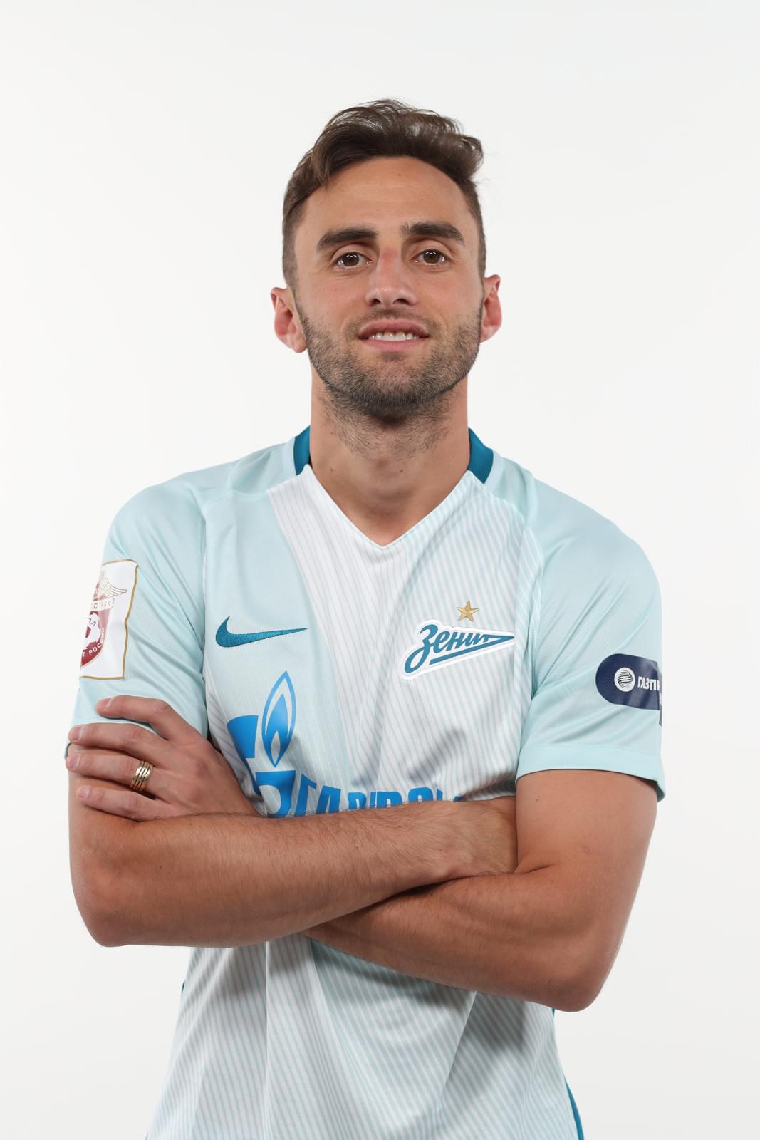 Фотосессия футболистов и тренеров основного состава ФК «Зенит» сезона 2017/2018