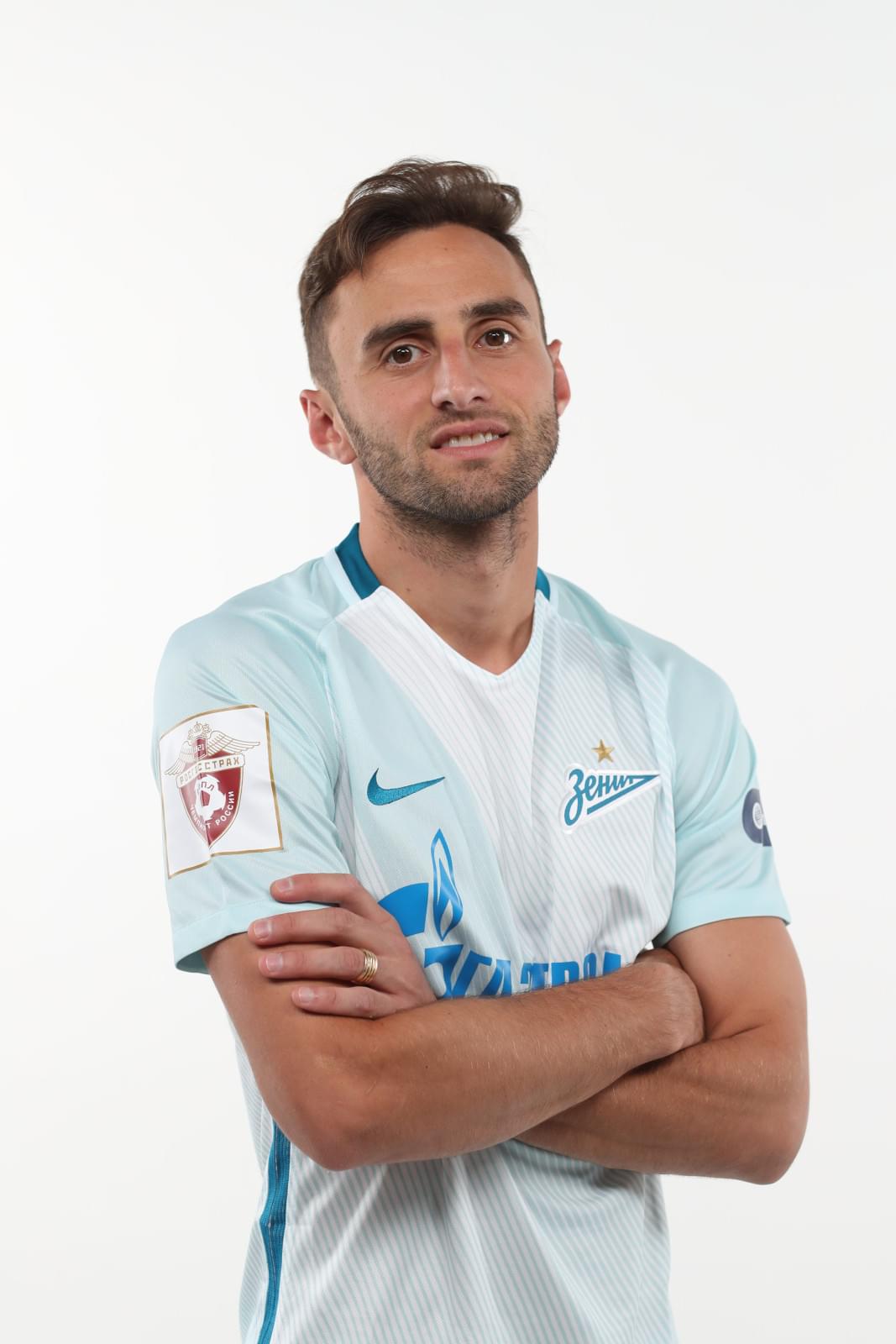 Фотосессия футболистов и тренеров основного состава ФК «Зенит» сезона 2017/2018