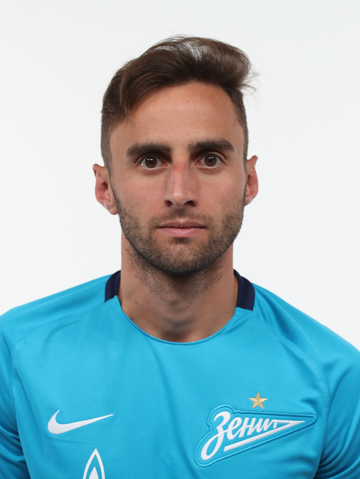 Фотосессия футболистов и тренеров основного состава ФК «Зенит» сезона 2017/2018