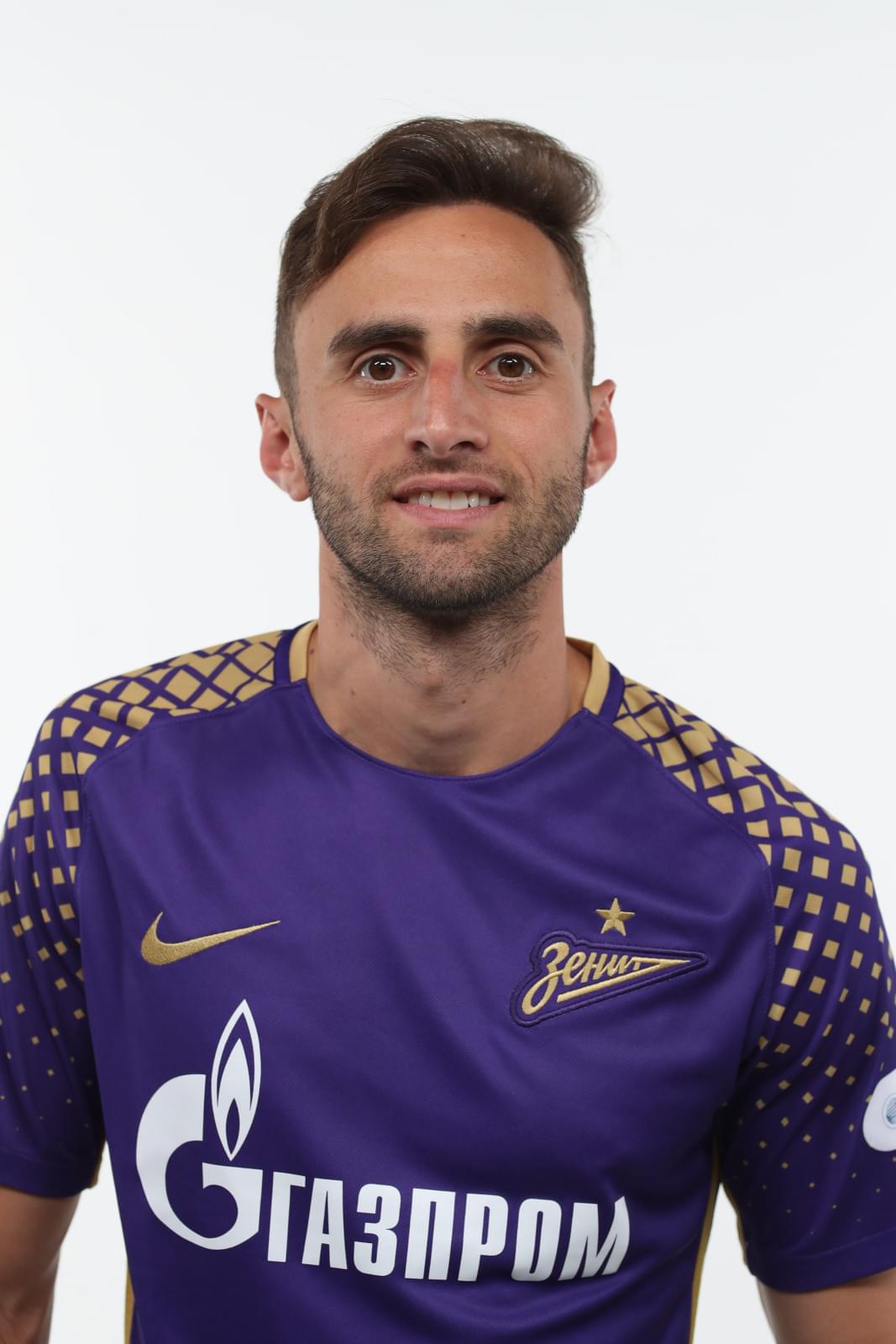 Фотосессия футболистов и тренеров основного состава ФК «Зенит» сезона 2017/2018