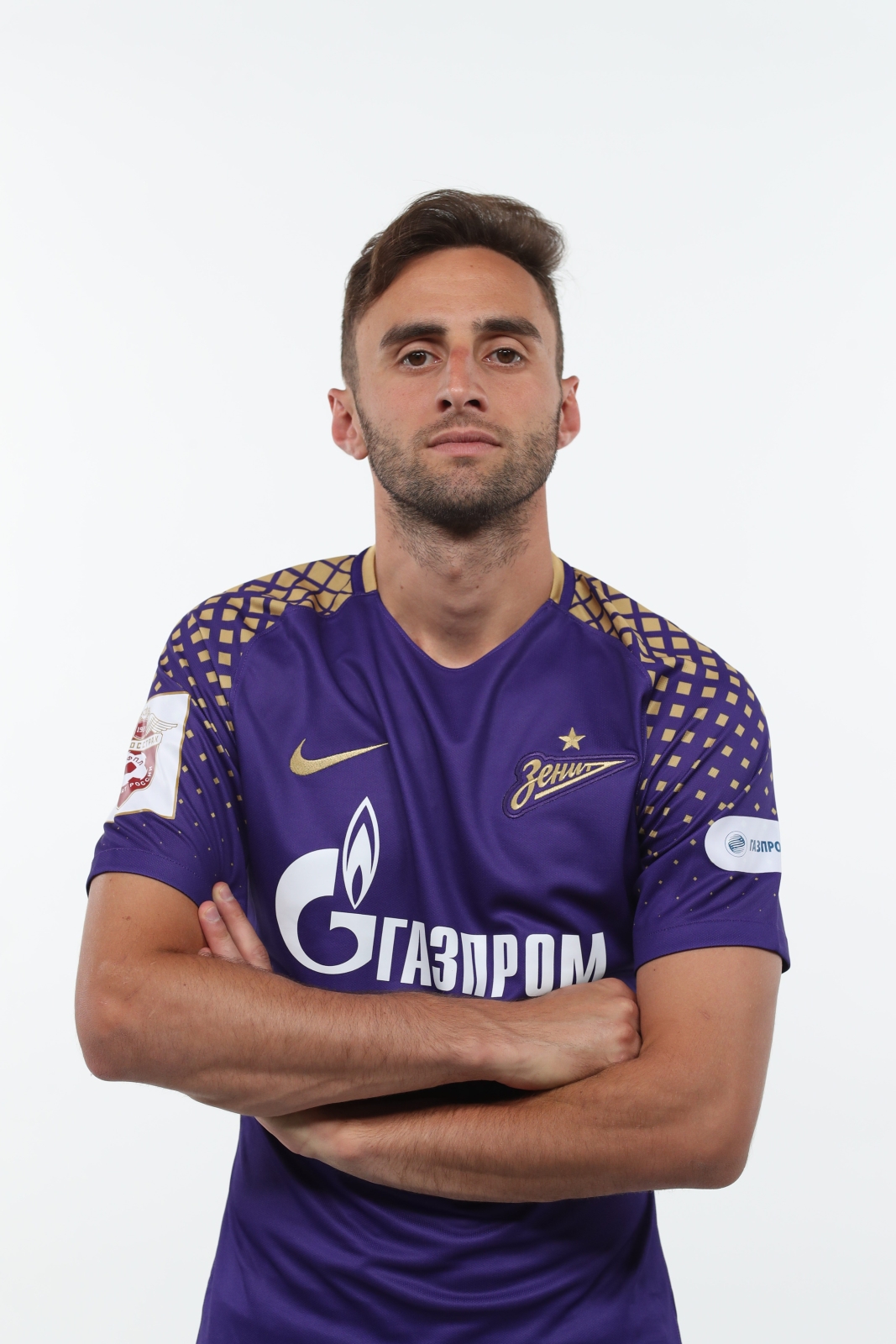 Фотосессия футболистов и тренеров основного состава ФК «Зенит» сезона 2017/2018