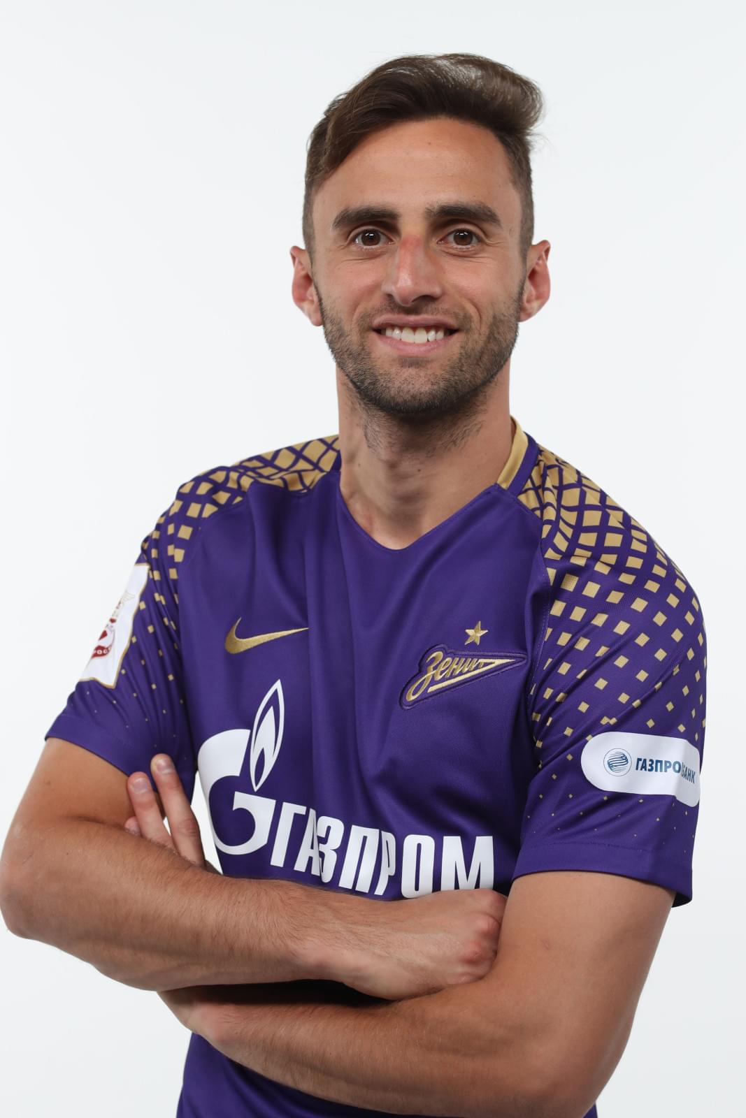 Фотосессия футболистов и тренеров основного состава ФК «Зенит» сезона 2017/2018