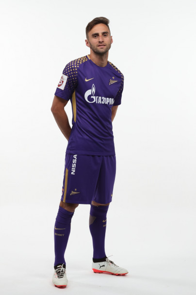 Фотосессия футболистов и тренеров основного состава ФК «Зенит» сезона 2017/2018