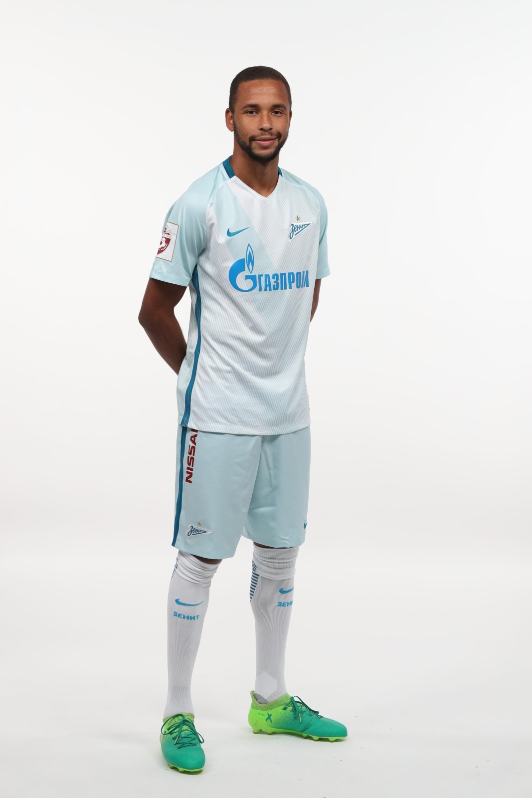 Фотосессия футболистов и тренеров основного состава ФК «Зенит» сезона 2017/2018