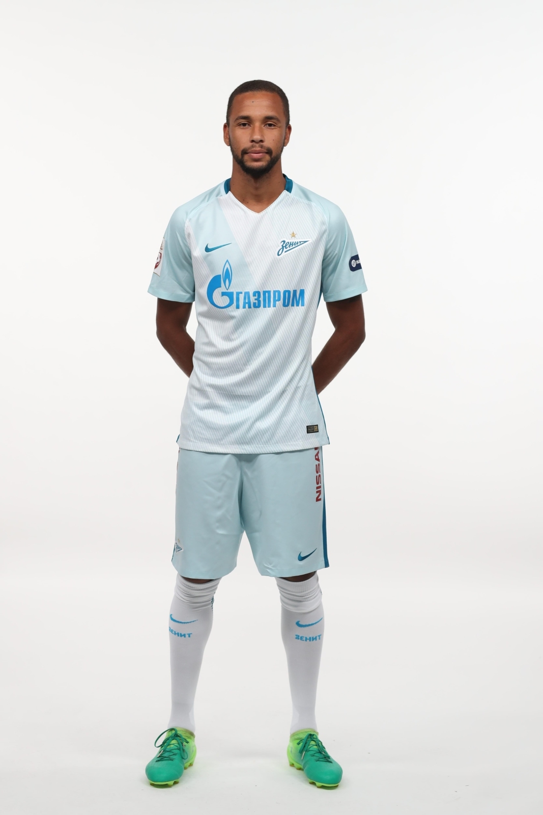 Фотосессия футболистов и тренеров основного состава ФК «Зенит» сезона 2017/2018